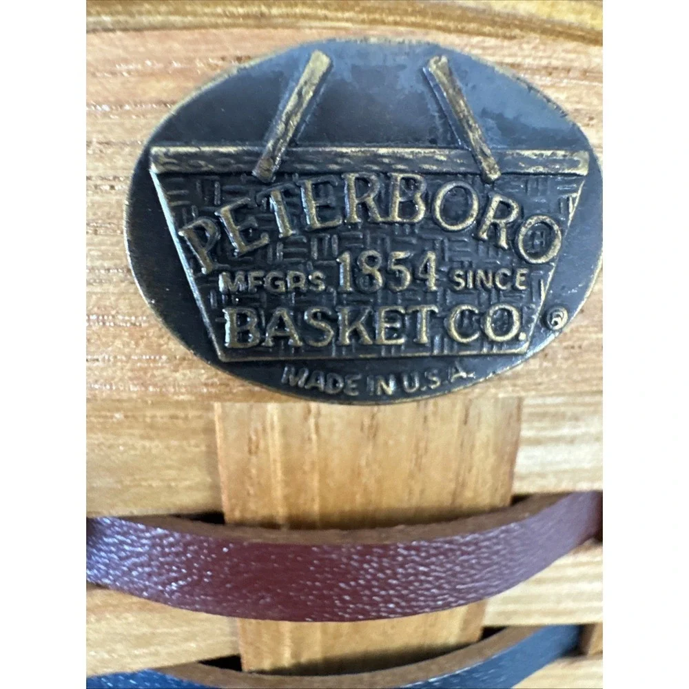 Vintage Peterboro Basket Co. Baket Music Box Made In USA